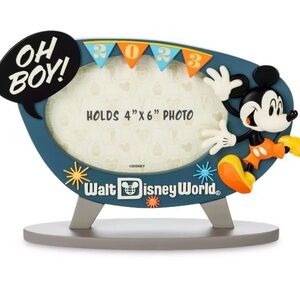 Disney Mickey Mouse Blue and Orange Photo Frame